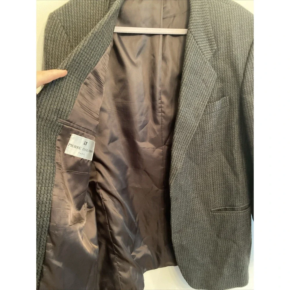 Pierre Balmain Wool Alpaca Blazer Jacket‎ Size 42R